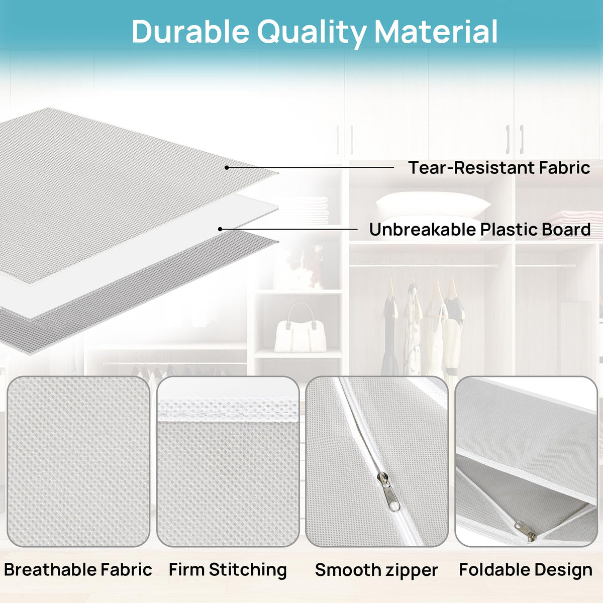 Fabric drawer organizers, set of 12, photo 7