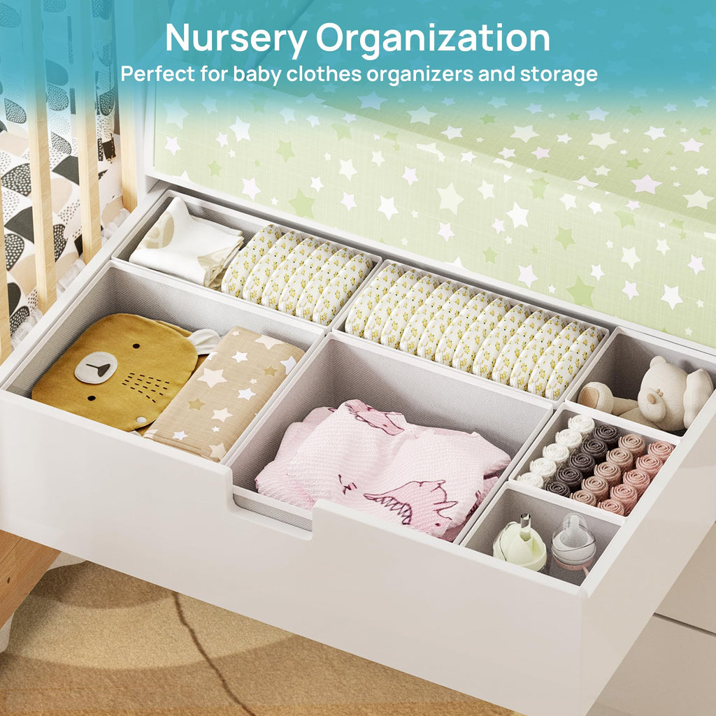 Fabric drawer organizers, set of 12, photo 3