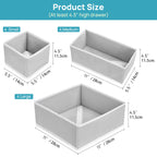Fabric drawer organizers, set of 12, photo 2