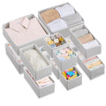 Fabric drawer organizers, set of 12