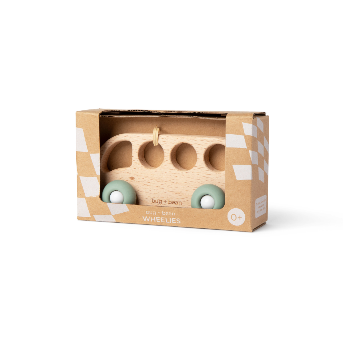 Wooden toy tractor for toddlers, photo 5