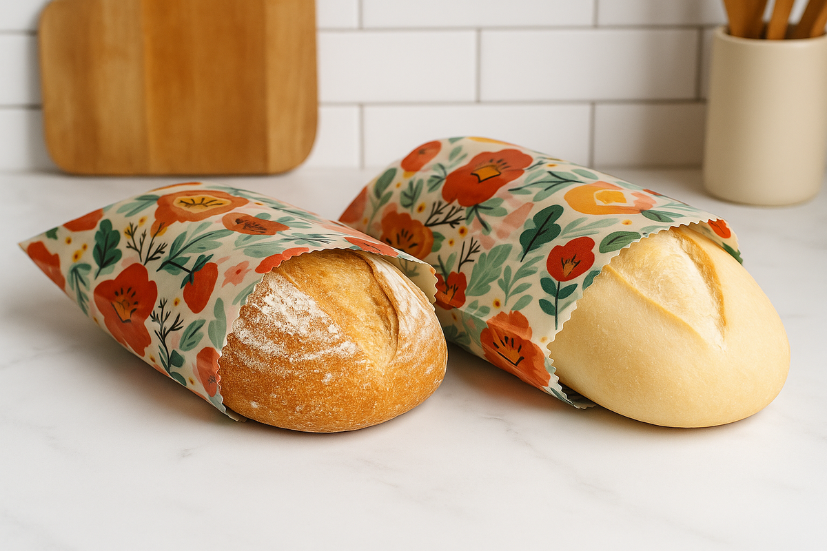 Reusable beeswax food bags 2-pack, photo 10