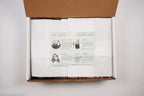 Simply Sage new baby gift box with muslin wrap, bib, soap, lotion and crocheted bunny rattle, photo 3