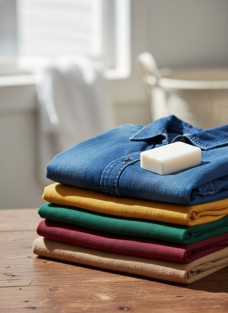 Natural laundry stain remover bar