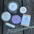 Spa in a Box handmade soap and candle gift set