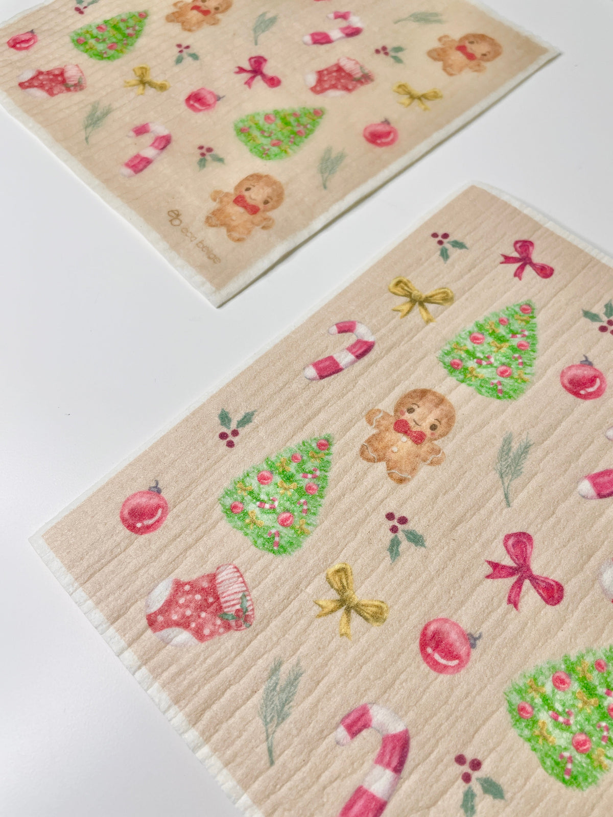 Christmas Swedish sponge cloth, photo 3