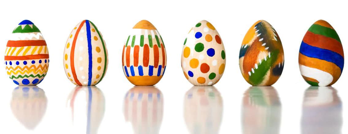 Wooden egg painting kit with natural earth paint, photo 2