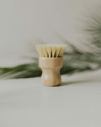 Bamboo pot brush with plant-fibre bristles, photo 3