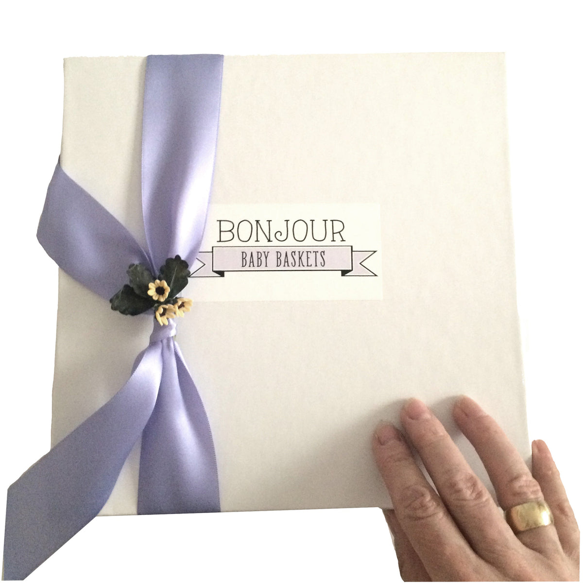 Baby bunny gift set with organic muslin swaddle and bonnet, photo 3